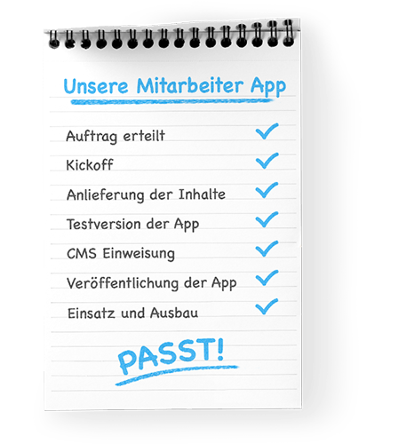 ablauf mitarbeiter app